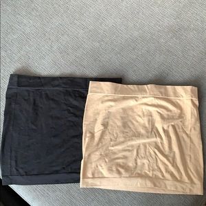 Motherhood Maternity Tummy Sleeve Bands Black Nude